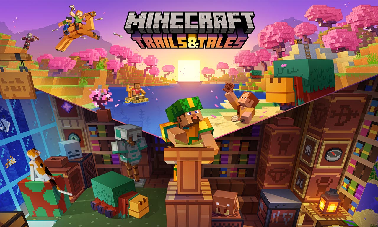 Minecraft Trails & Tales key art