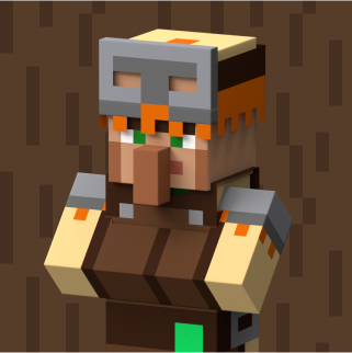 A Minecraft villager